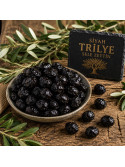 Trilye Siyah Sele Zeytin 1 Kg. ( Az Tuzlu )
