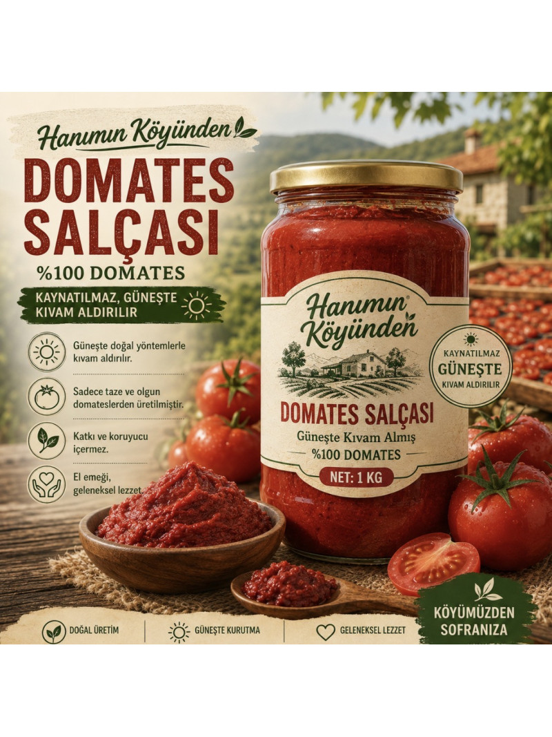 Domates Salçası 1 Kg. ( Yeni Mahsül )
