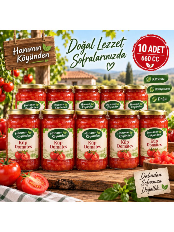 Küp Domates 660 CC. 10 Adet